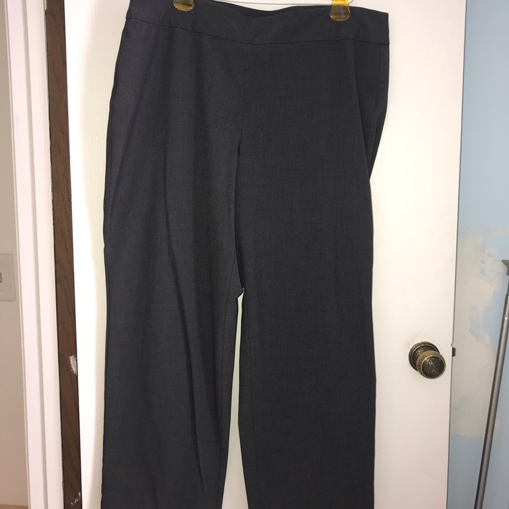 Ladies dark gray dress slacks